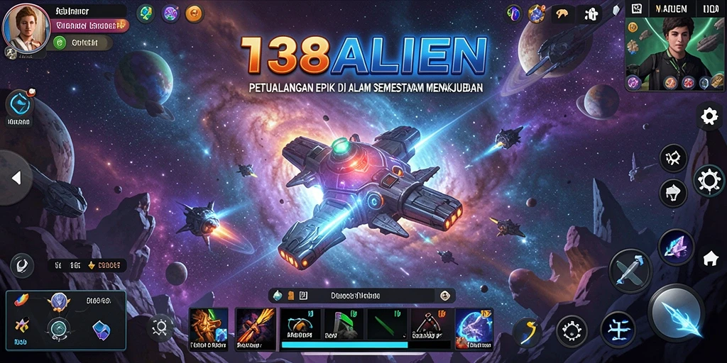 Screenshot utama 138ALIEN yang menampilkan aksi RPG yang mendebarkan.