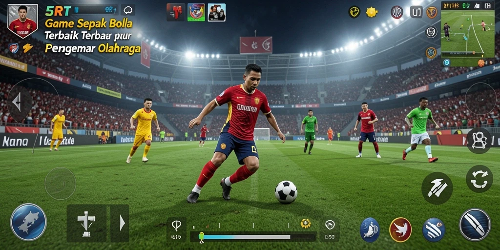 Tampilan gameplay dinamis dalam 5RT yang mengesankan.