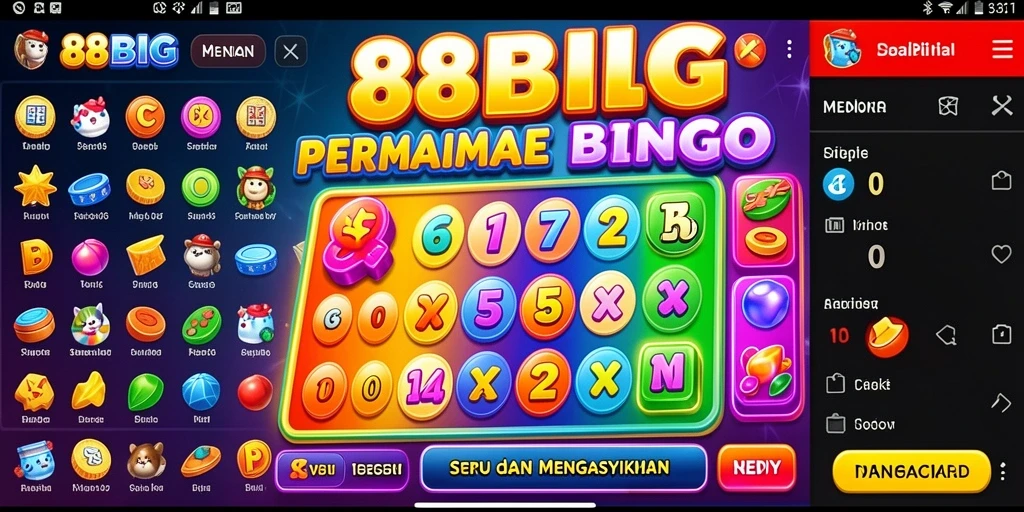 Tampilan gameplay Bingo yang menarik dan menyenangkan di 88BIG.