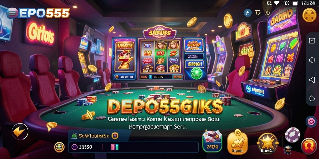 Tampilan menarik dari permainan Kasino DEPO555 yang menyenangkan.