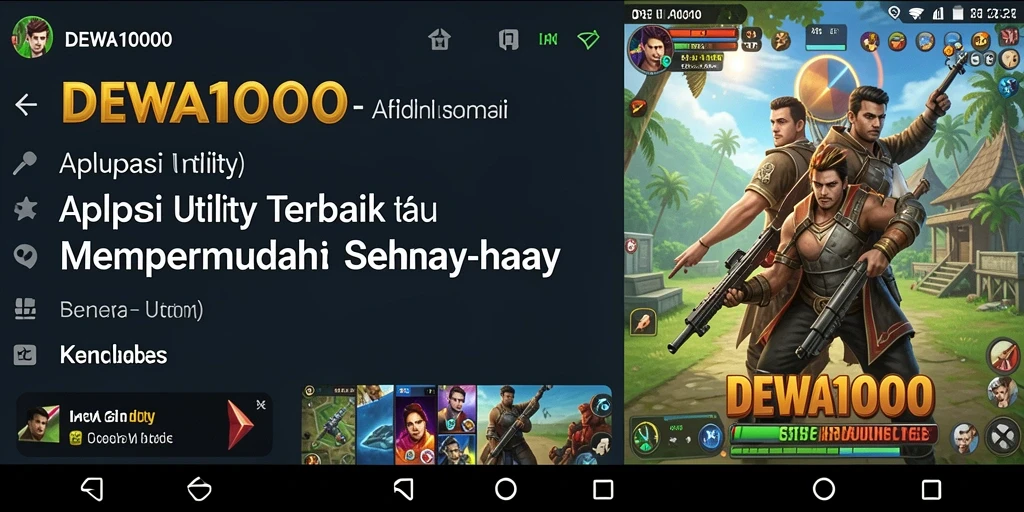 Tampilan antarmuka DEWA1000 yang sederhana dan fungsional.