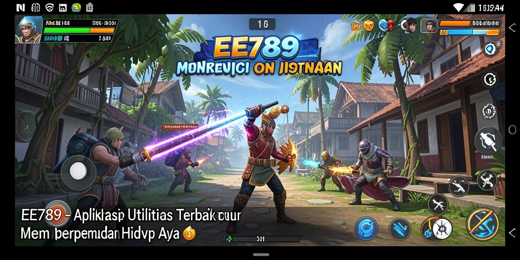 Tampilan antarmuka EE789 yang intuitif dan modern