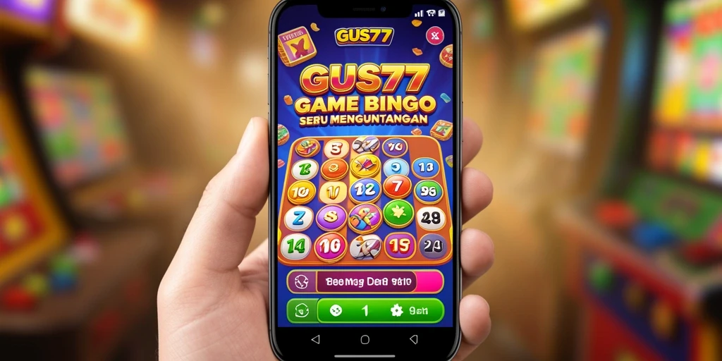 Tampilan menarik GUS77 yang menggambarkan keseruan bermain Bingo.