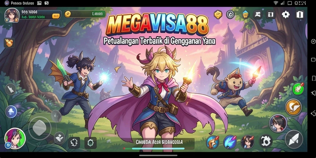 Screenshot MEGAVISA88 menampilkan aksi seru dalam dunia Anime.