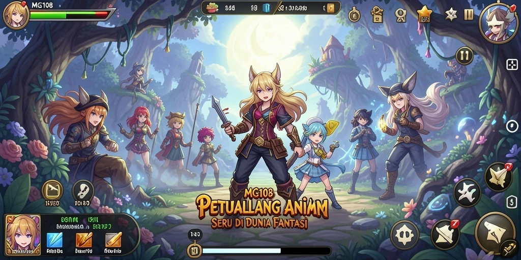 Gameplay MG108 menunjukkan aksi seru dan karakter Anime yang mengagumkan.