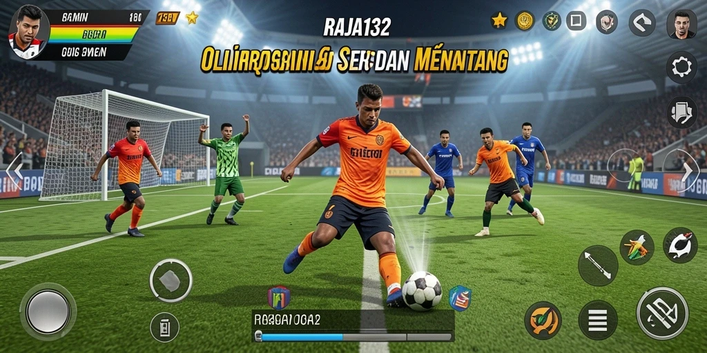 Tampilan gameplay seru dari RAJA132 dalam pertandingan olahraga.