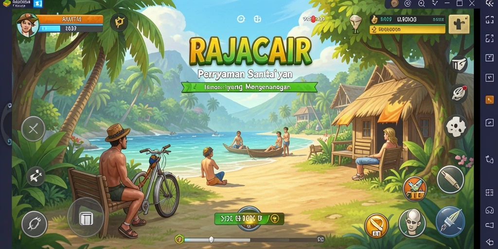 Tampilan gameplay RAJACAIR yang menarik dan santai.