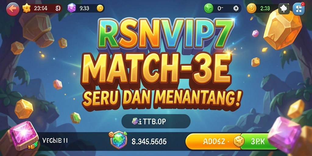 Screenshot gameplay RSNVIP7 menunjukkan momen seru mencocokkan objek.